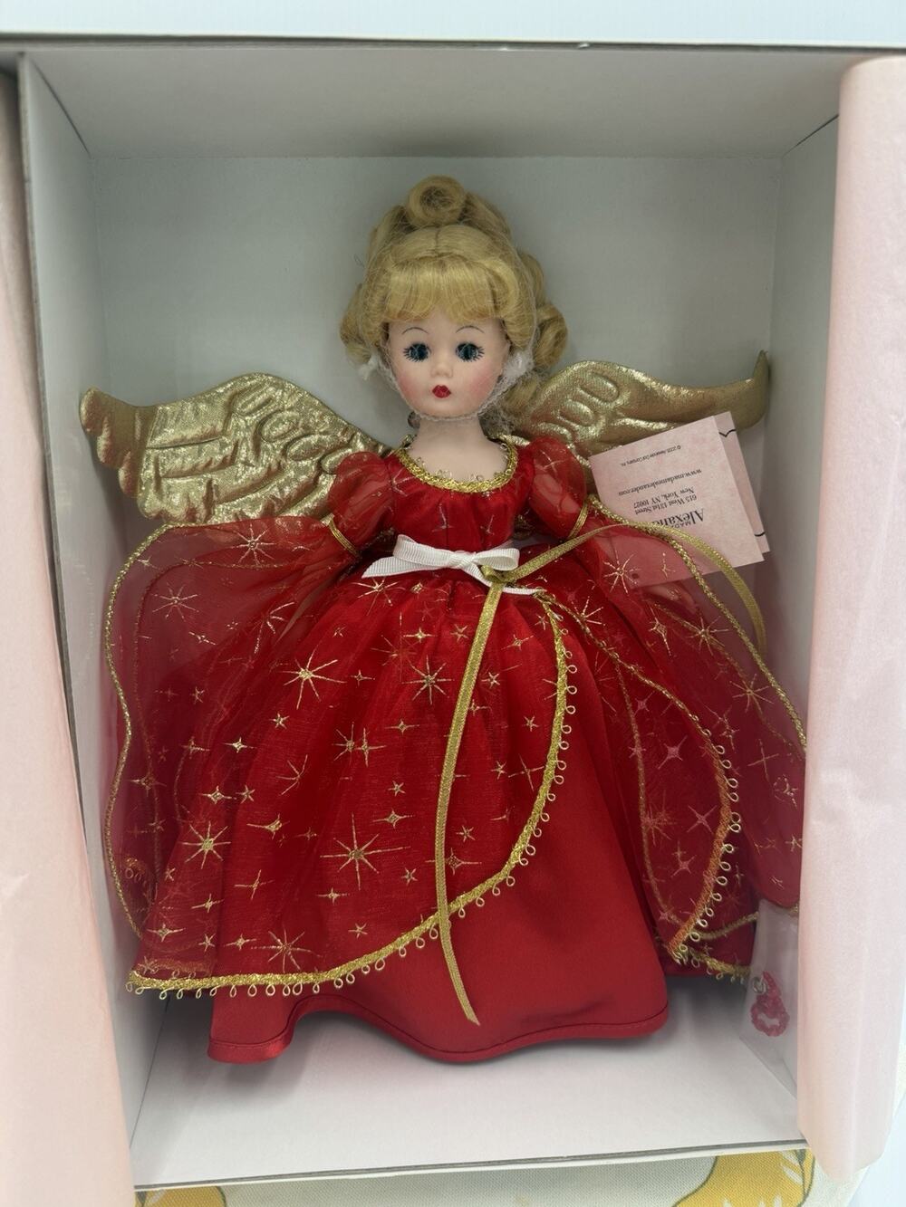 Madame Alexander Doll #39930 Stardust Greetings Angel With Box